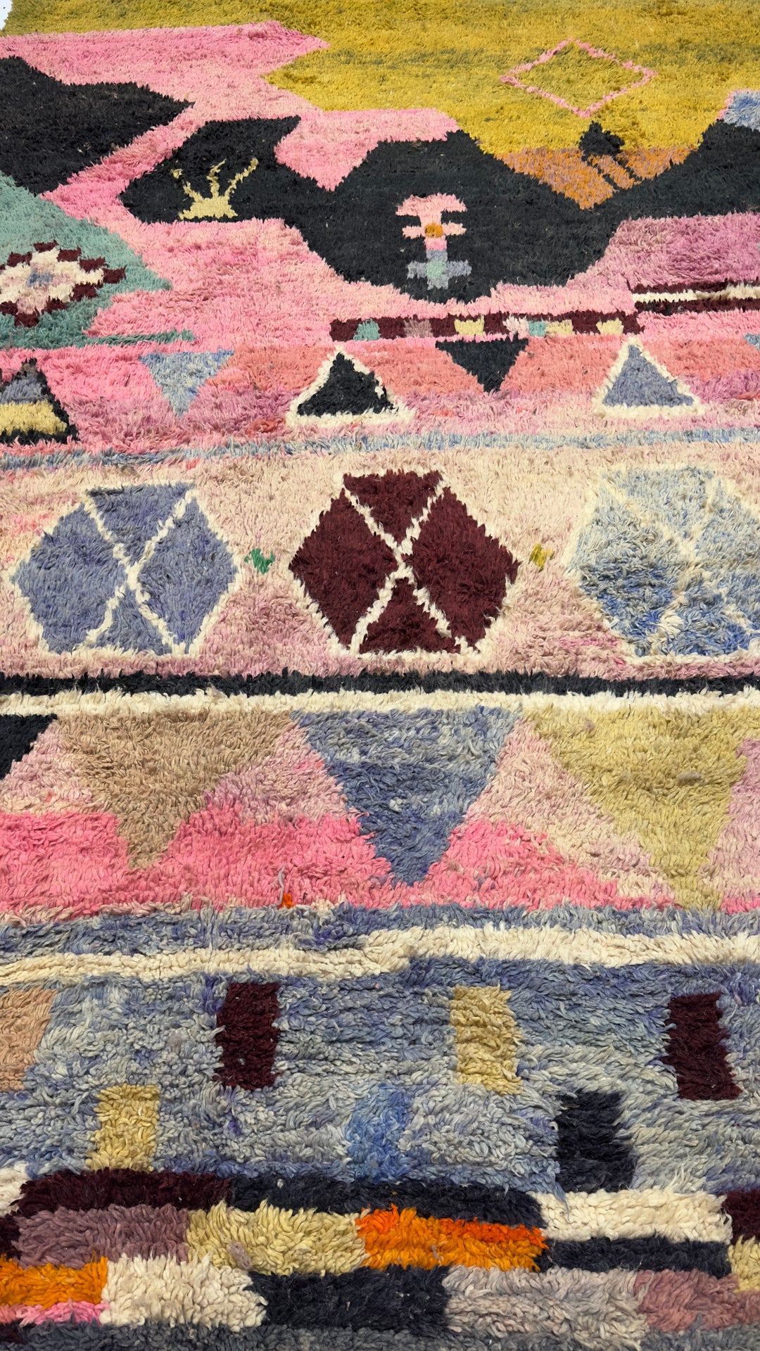 Vintage Moroccan Rug 9’9" x 12’8"