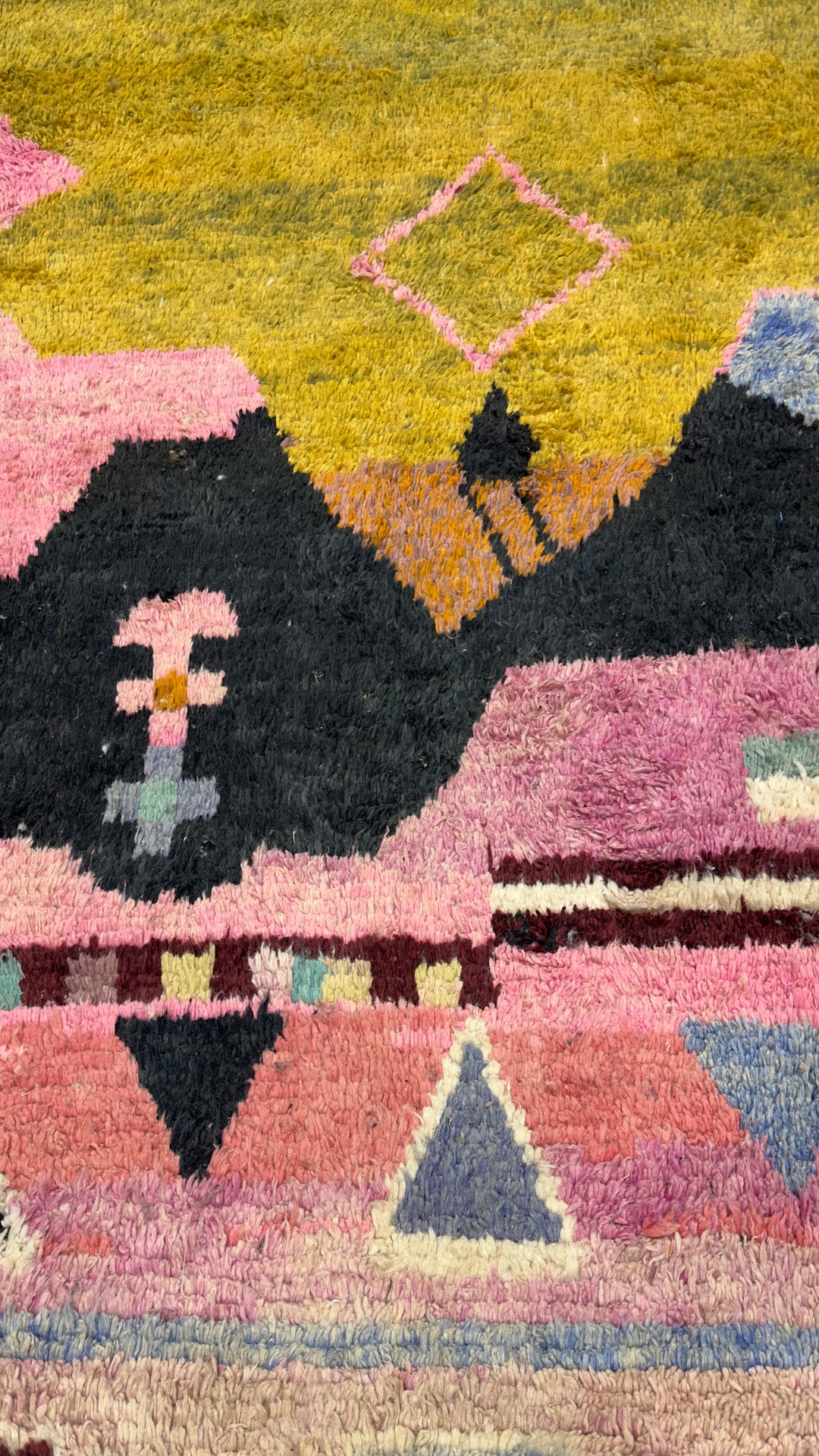 Vintage Moroccan Rug 9’9" x 12’8"