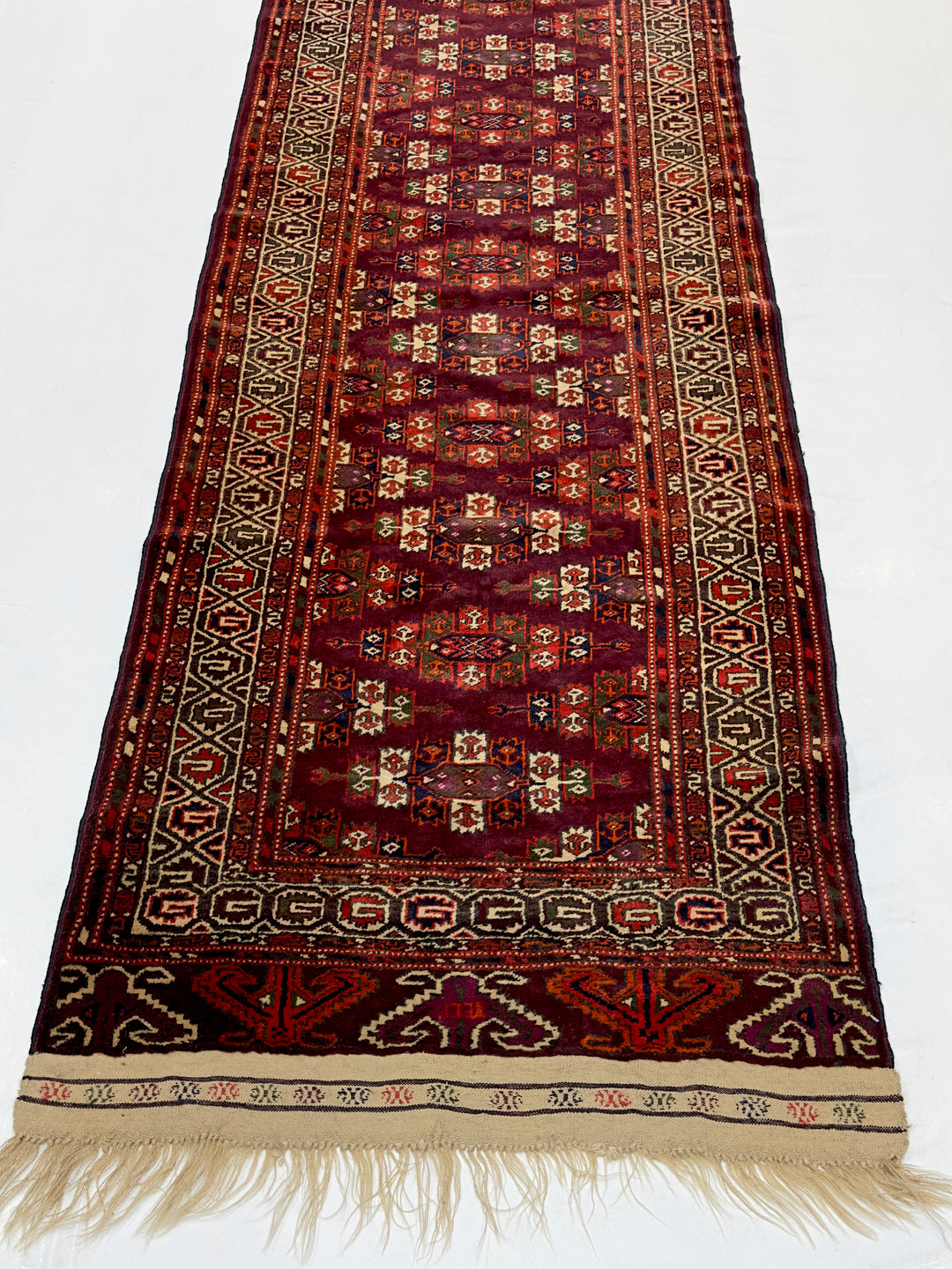 Antique Fine Turkmen Tribal Runner 2’11” x 8’11”