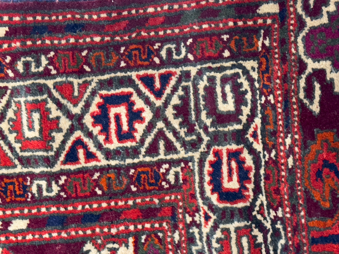 Antique Fine Turkmen Tribal Runner 2’11” x 8’11”