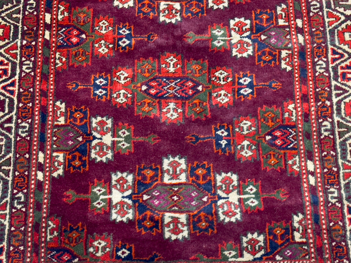 Antique Fine Turkmen Tribal Runner 2’11” x 8’11”