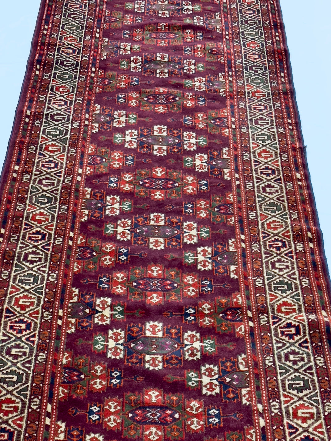 Antique Fine Turkmen Tribal Runner 2’11” x 8’11”