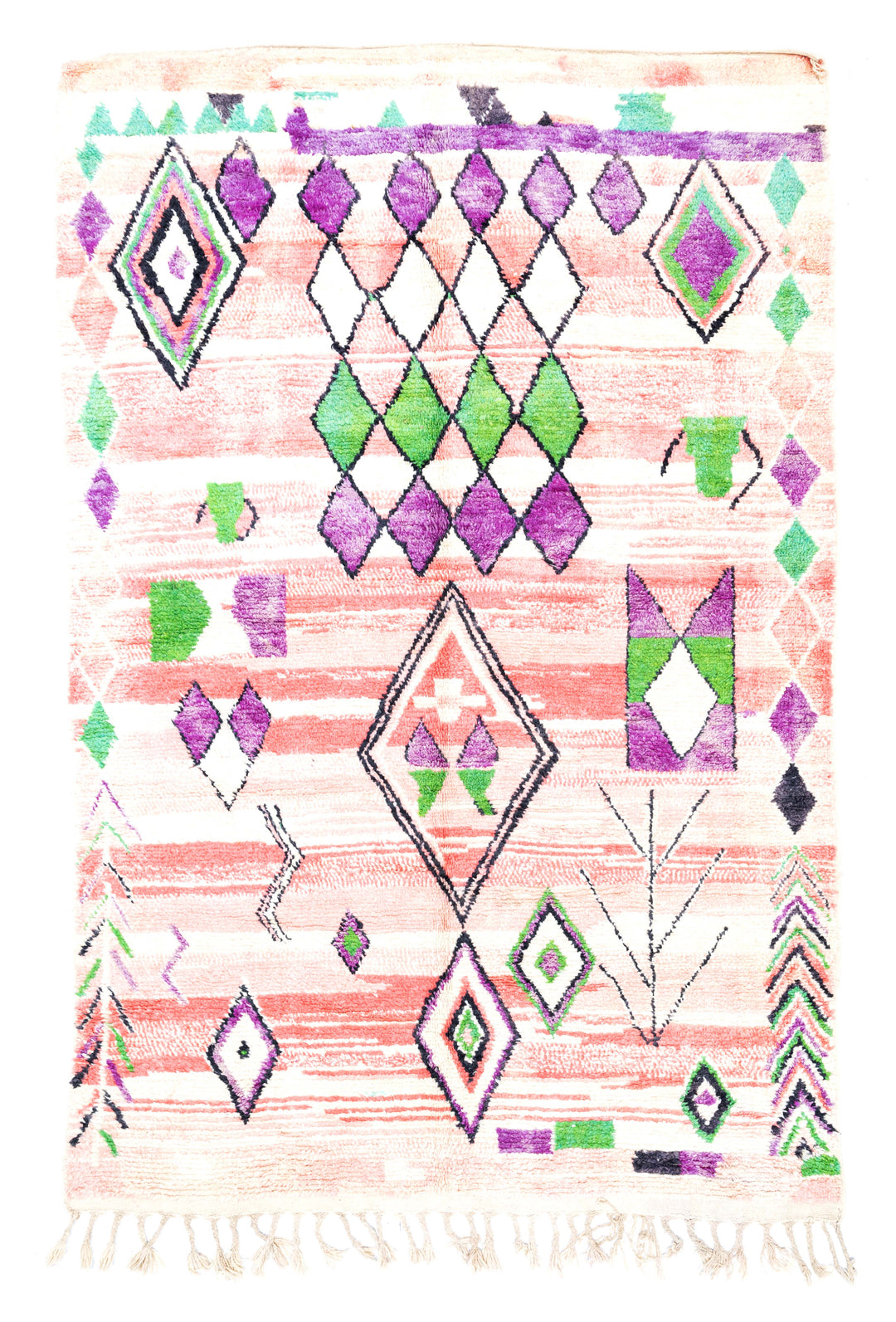 Vintage Moroccan Rug 6'7" x 10’0"