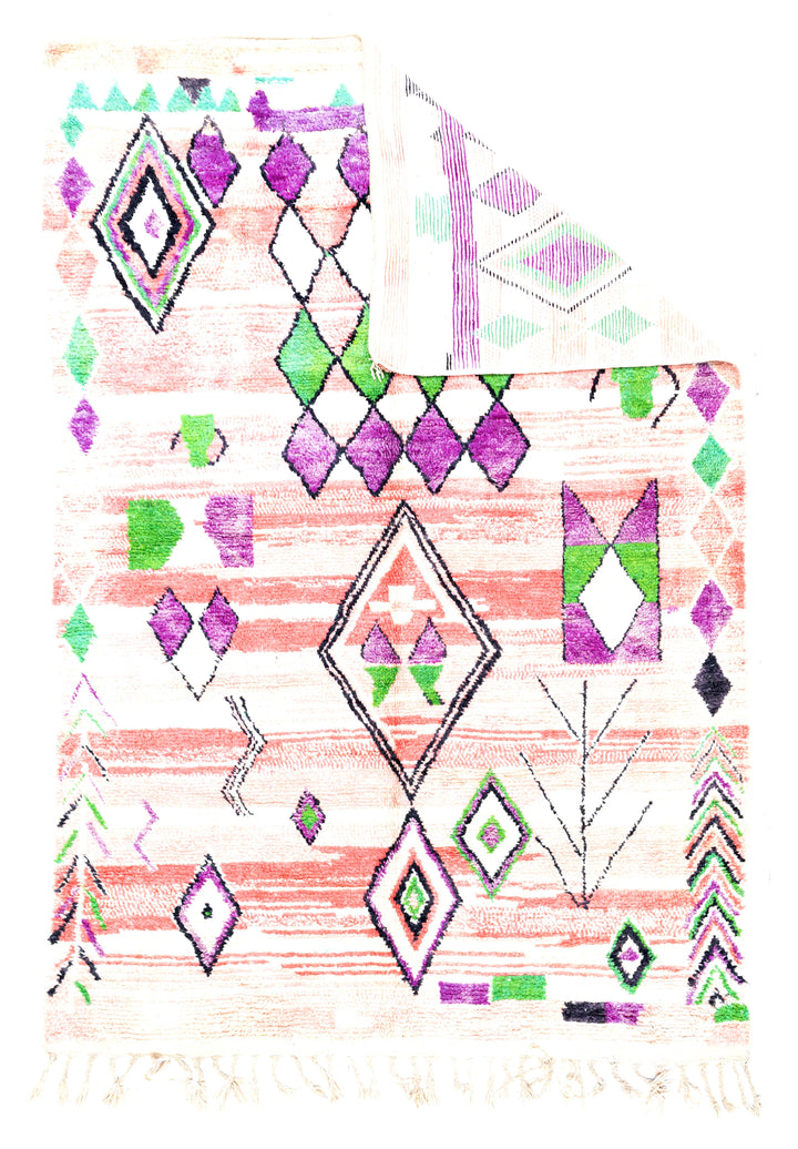 Vintage Moroccan Rug 6'7" x 10’0"