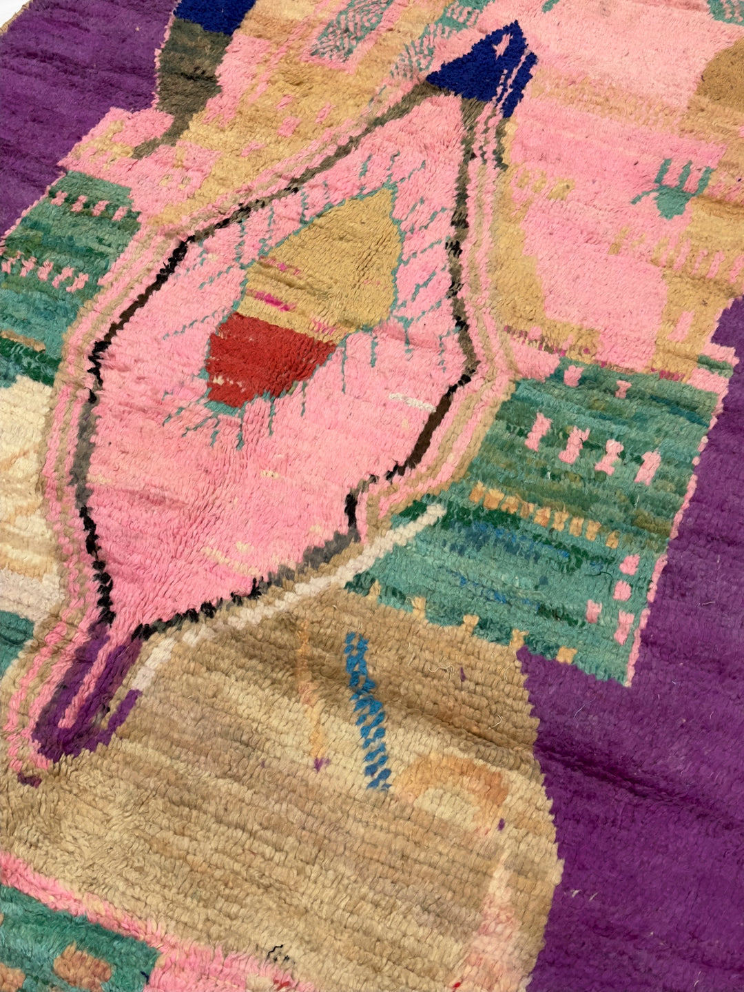 Vintage Moroccan Rug 5'8" x 9’7”