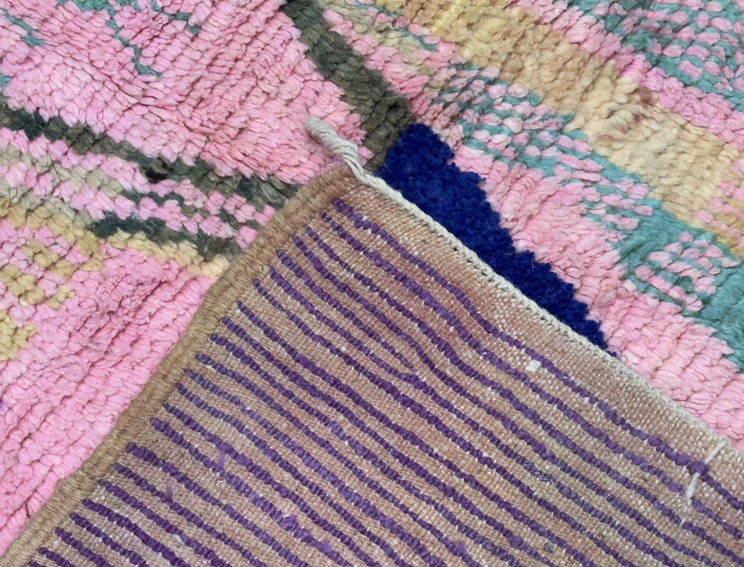 Vintage Moroccan Rug 5'8" x 9’7”