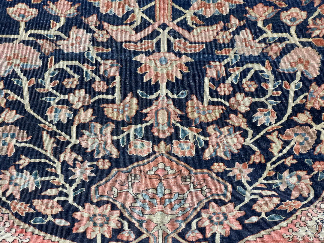 Antique Persian Farahan Sarouk Rug 9’4" x 12’1"