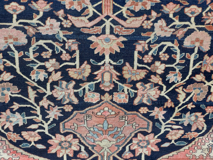 Antique Persian Farahan Sarouk Rug 9’4" x 12’1"
