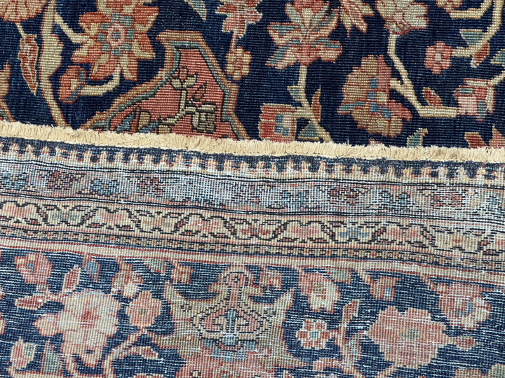 Antique Persian Farahan Sarouk Rug 9’4" x 12’1"