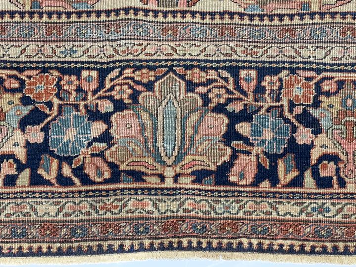 Antique Persian Farahan Sarouk Rug 9’4" x 12’1"