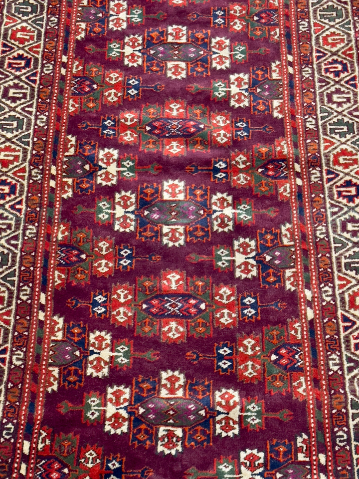 Antique Fine Turkmen Tribal Runner 2’11” x 8’11”