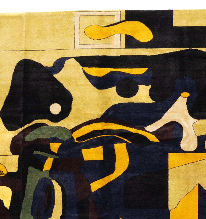 French Artistic Design Inspired by Le Corbusier Rug 7'2" x 9'0"