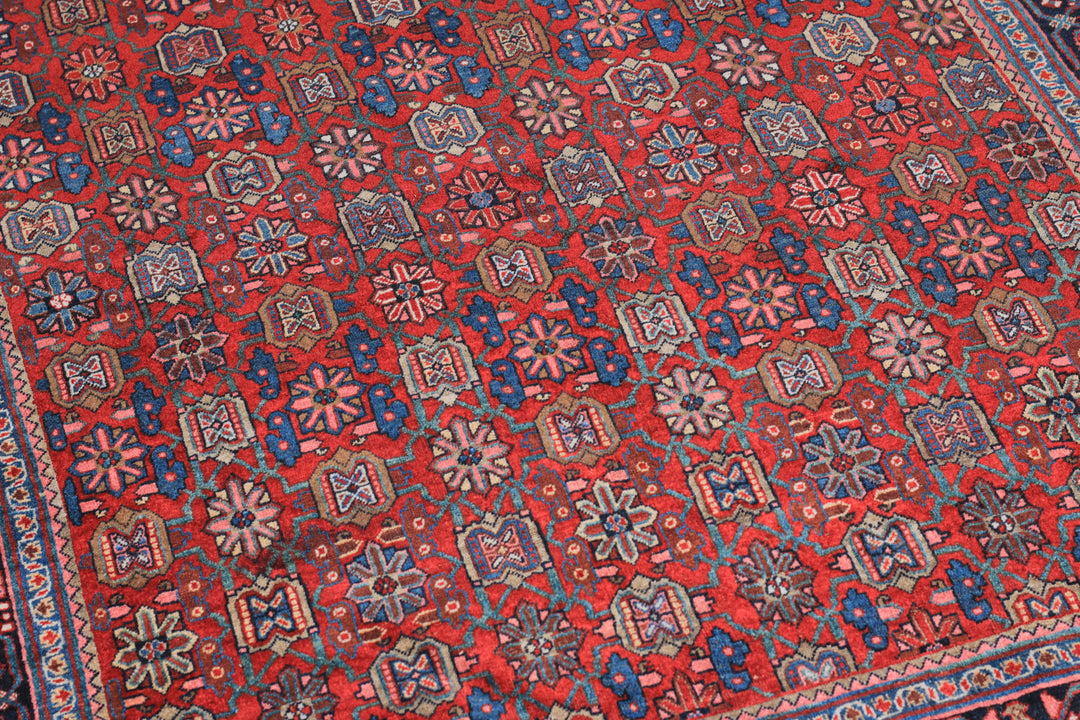 Antique Persian Halvai Bidjar Rug 4’10" x 7’3"