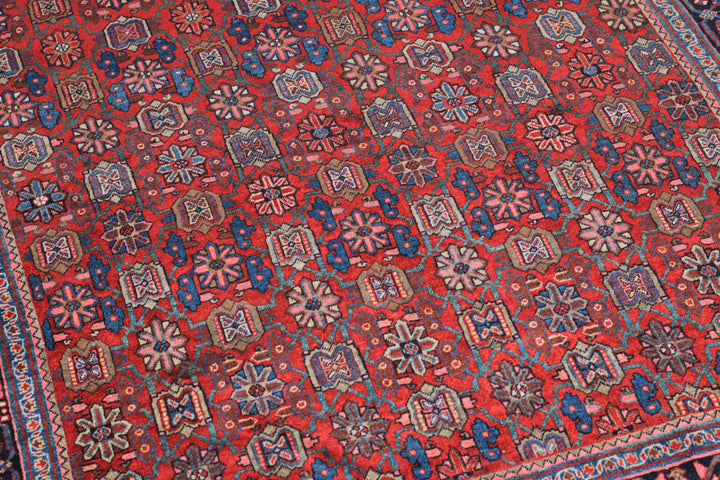 Antique Persian Halvai Bidjar Rug 4’10" x 7’3"