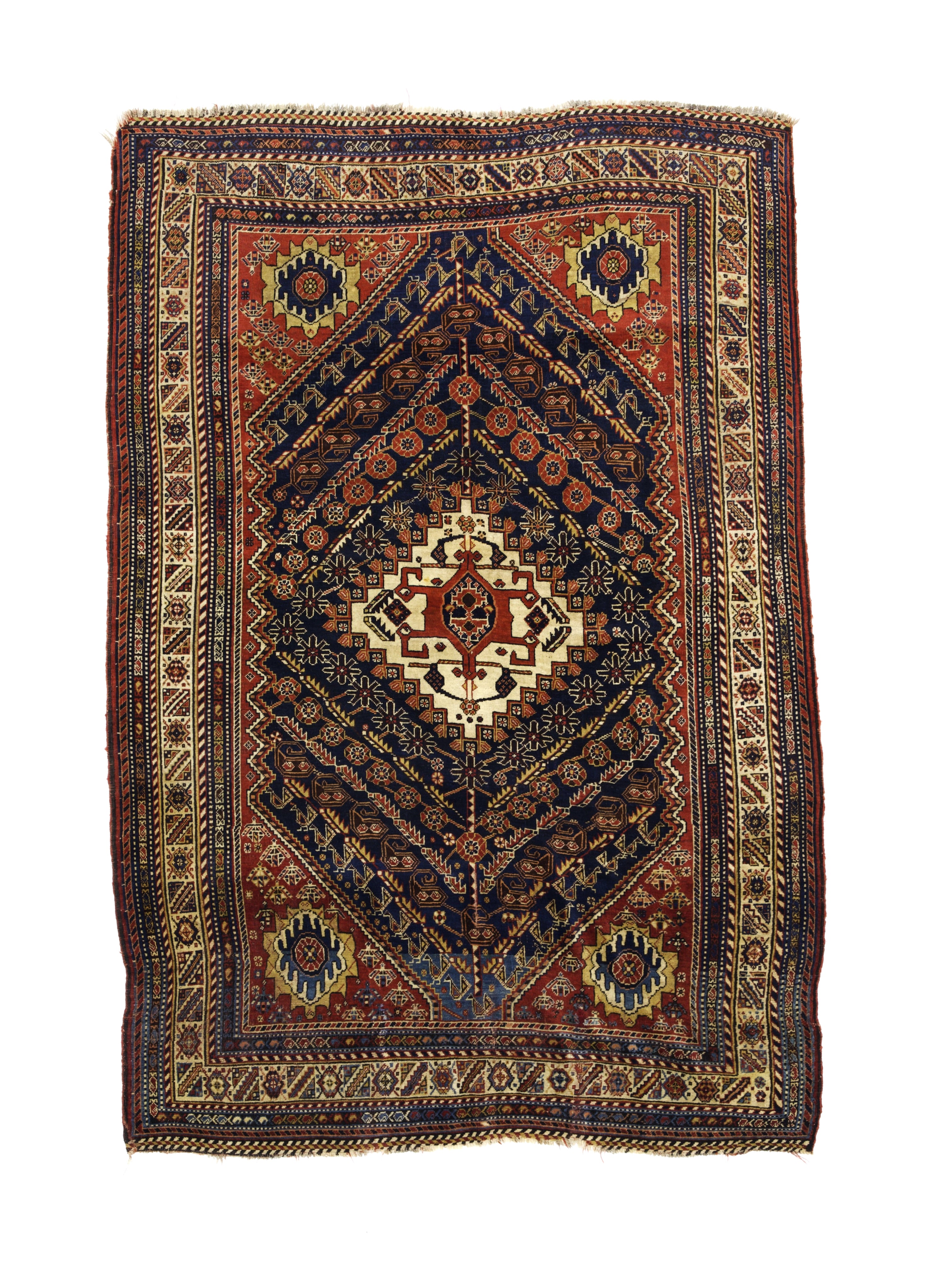 ラグ・カーペット Antique Qashqai rug Antique Qashqai Rug 4'11