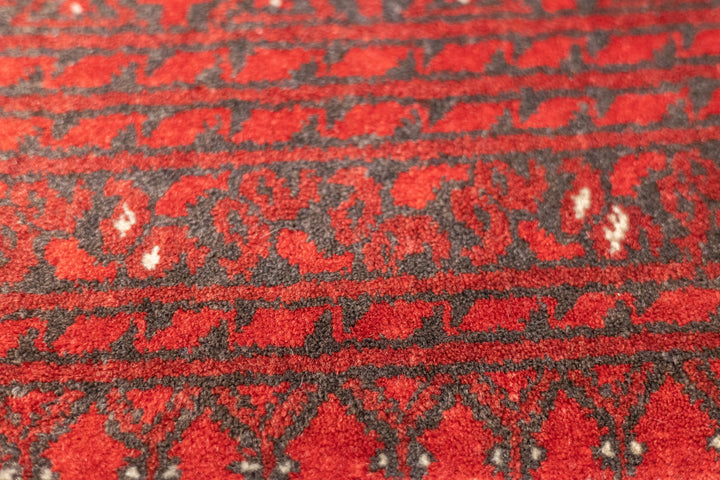 Fine Vintage Afghan Bokara Wool Rug 6'8'' x 9'6''