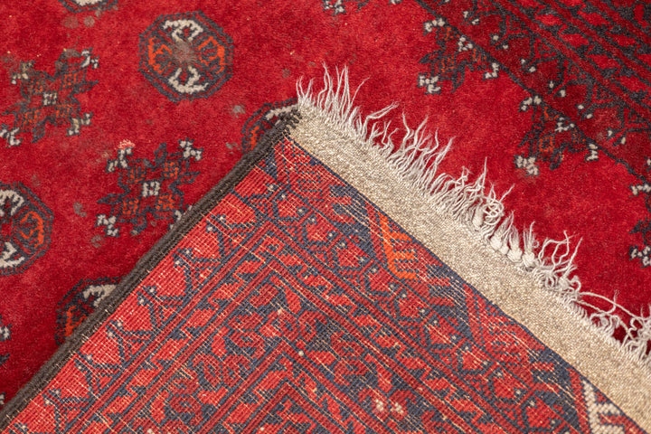 Fine Vintage Afghan Bokara Wool Rug 6'8'' x 9'6''