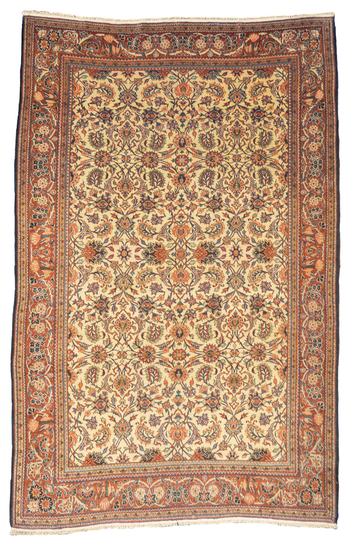Antique Persian Kashan Rug 6'9" x 9'3''