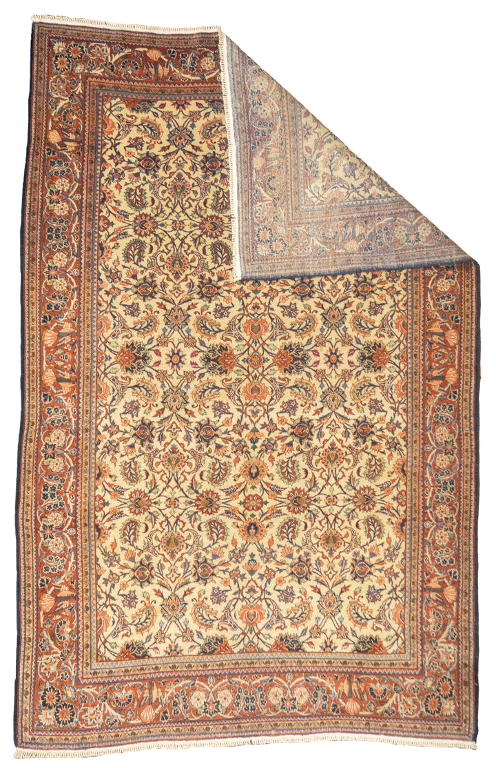 Antique Persian Kashan Rug 6'9" x 9'3''