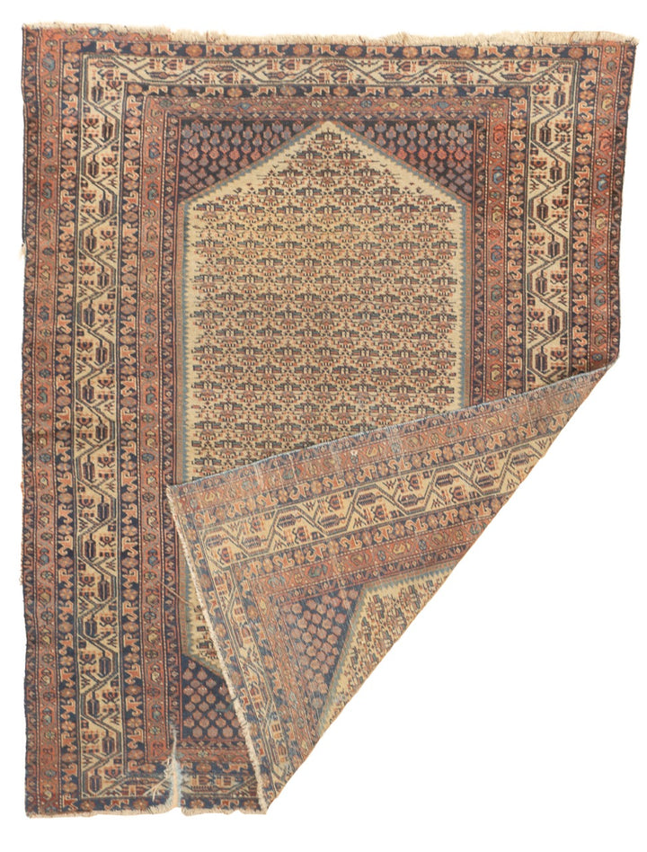 Antique Persian Malayer Rug 5'0" x 6'5"