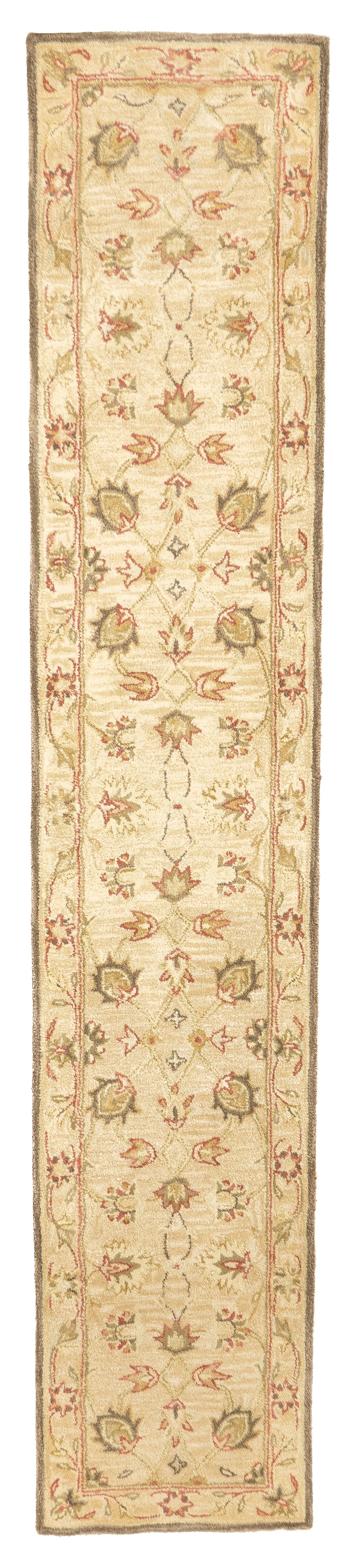 Hand Tuffted Wool Long Rug 2'4'' x 11'11''