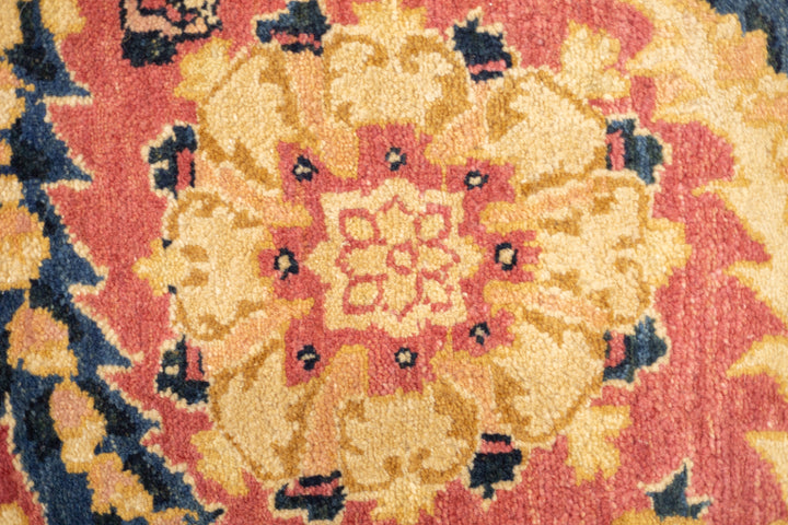 Antique Indian Agra Wool Rug 8'11" x 12'1"