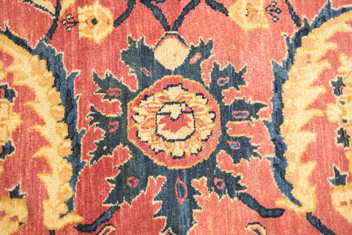 Antique Indian Agra Wool Rug 8'11" x 12'1"