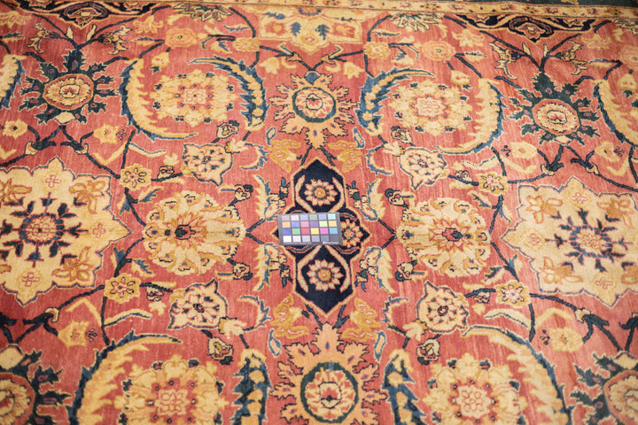 Antique Indian Agra Wool Rug 8'11" x 12'1"