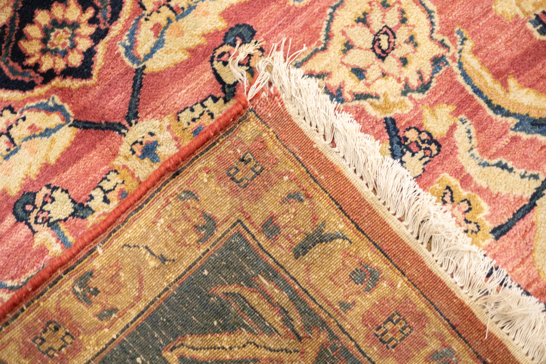 Antique Indian Agra Wool Rug 8'11" x 12'1"