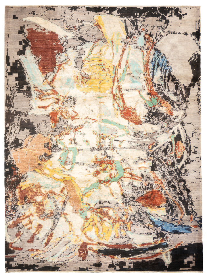 Fine Contemporary Wool Rug 8'6'' x 11'5"