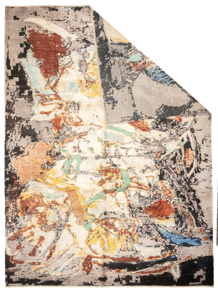 Fine Contemporary Wool Rug 8'6'' x 11'5"