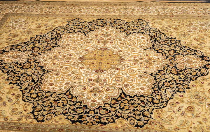 Fine Vintage Indo Tabriz Rug 8'9'' x 11'8''