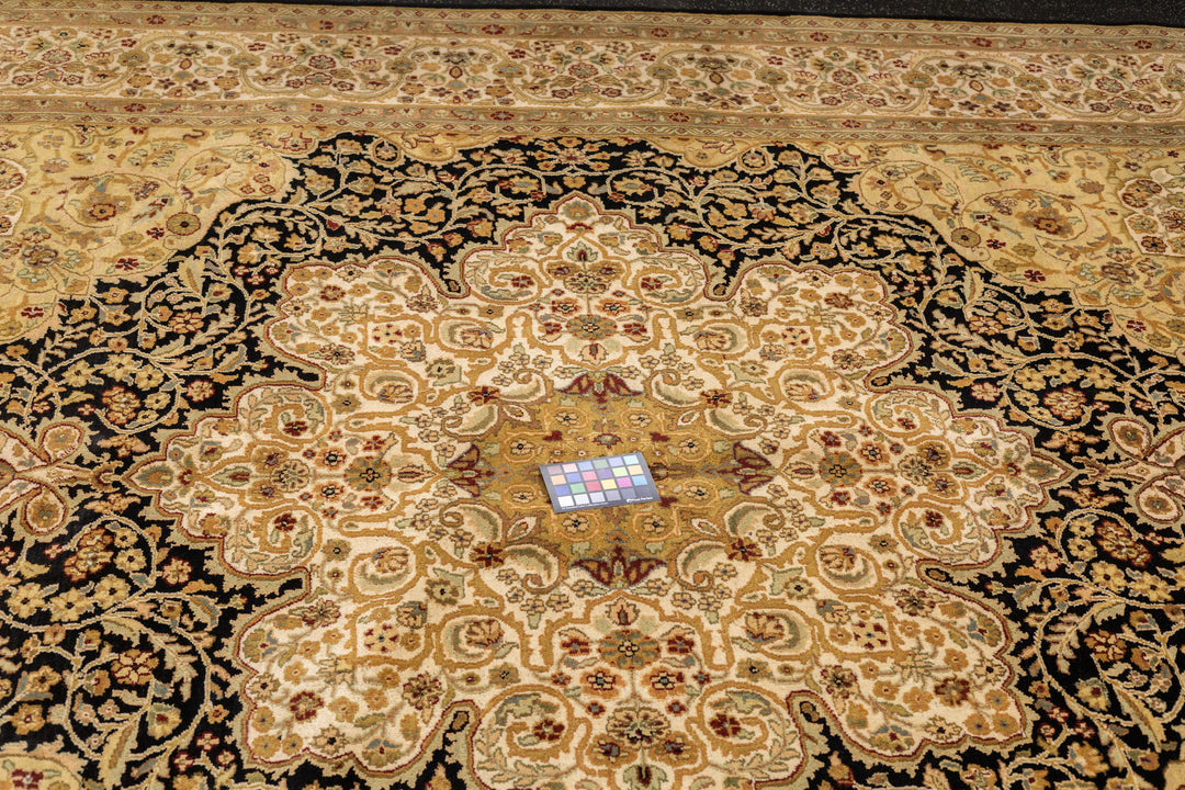 Fine Vintage Indo Tabriz Rug 8'9'' x 11'8''