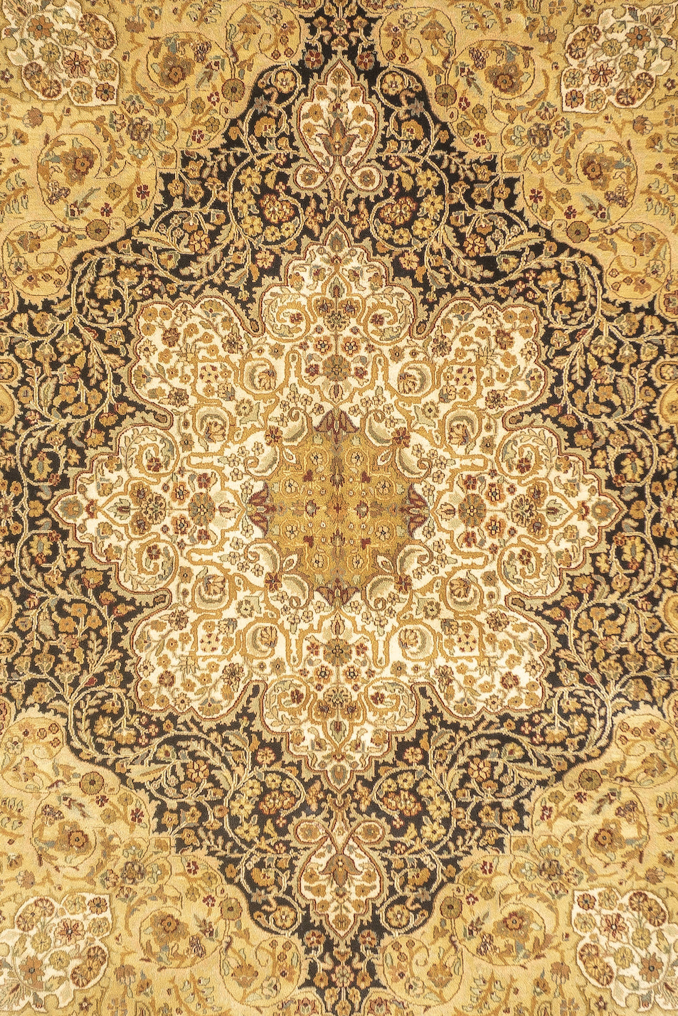 Fine Vintage Indo Tabriz Rug 8'9'' x 11'8''