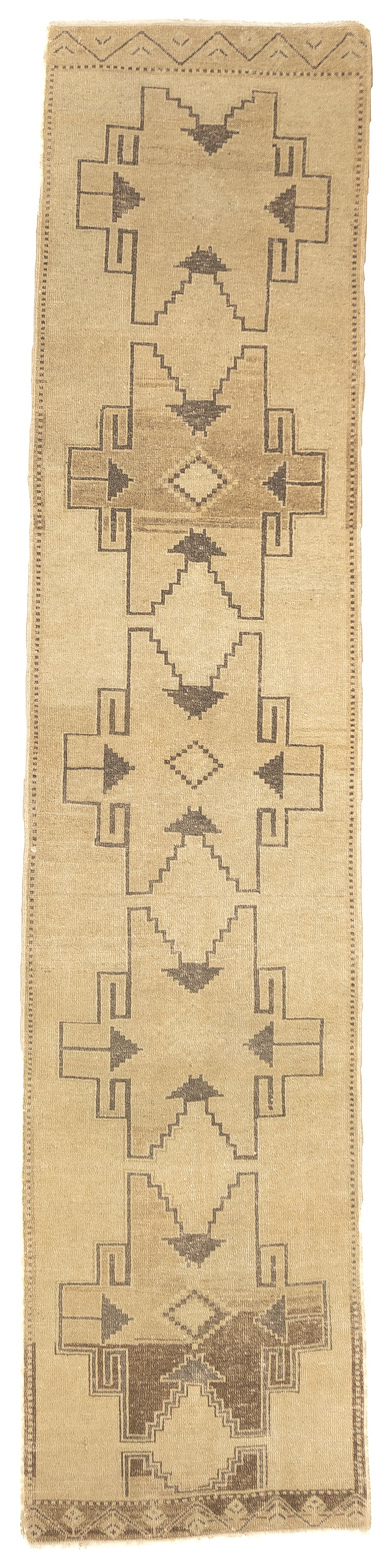 Fine Vintage Oushak Long Rug 2'10'' x 12'7''
