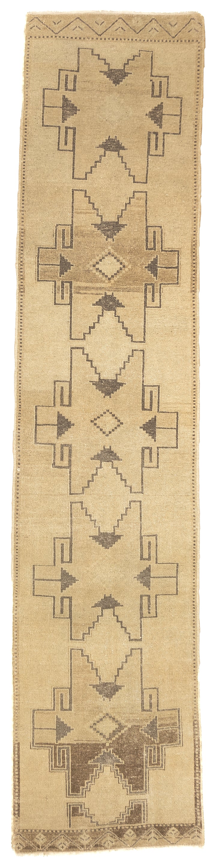 Fine Vintage Oushak Long Rug 2'10'' x 12'7''