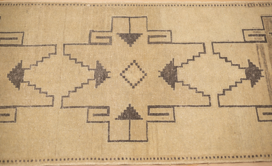 Fine Vintage Oushak Long Rug 2'10'' x 12'7''