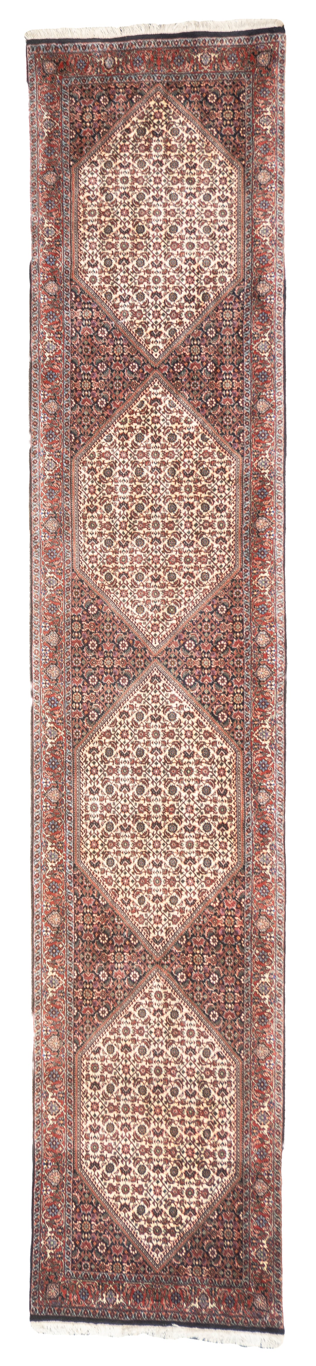 Fine Semi Antique Persian Bidjar Rug 2'7" x 13'0"