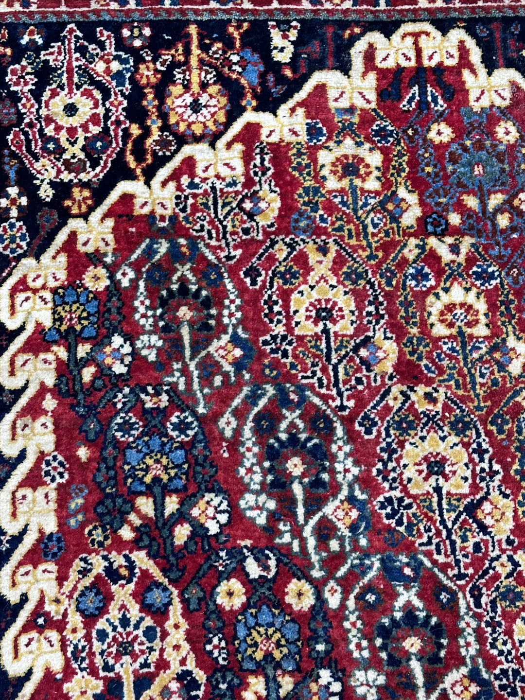 Antique Persian Qashqai Rug 4’8" x 7’11"