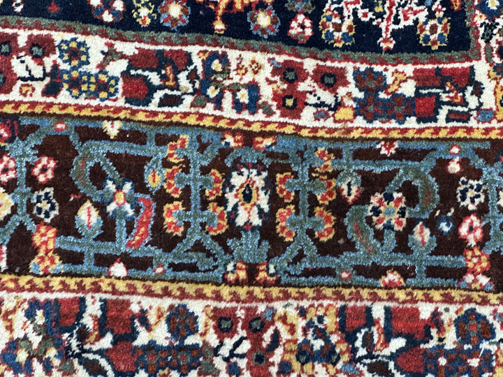 Antique Persian Qashqai Rug 4’8" x 7’11"