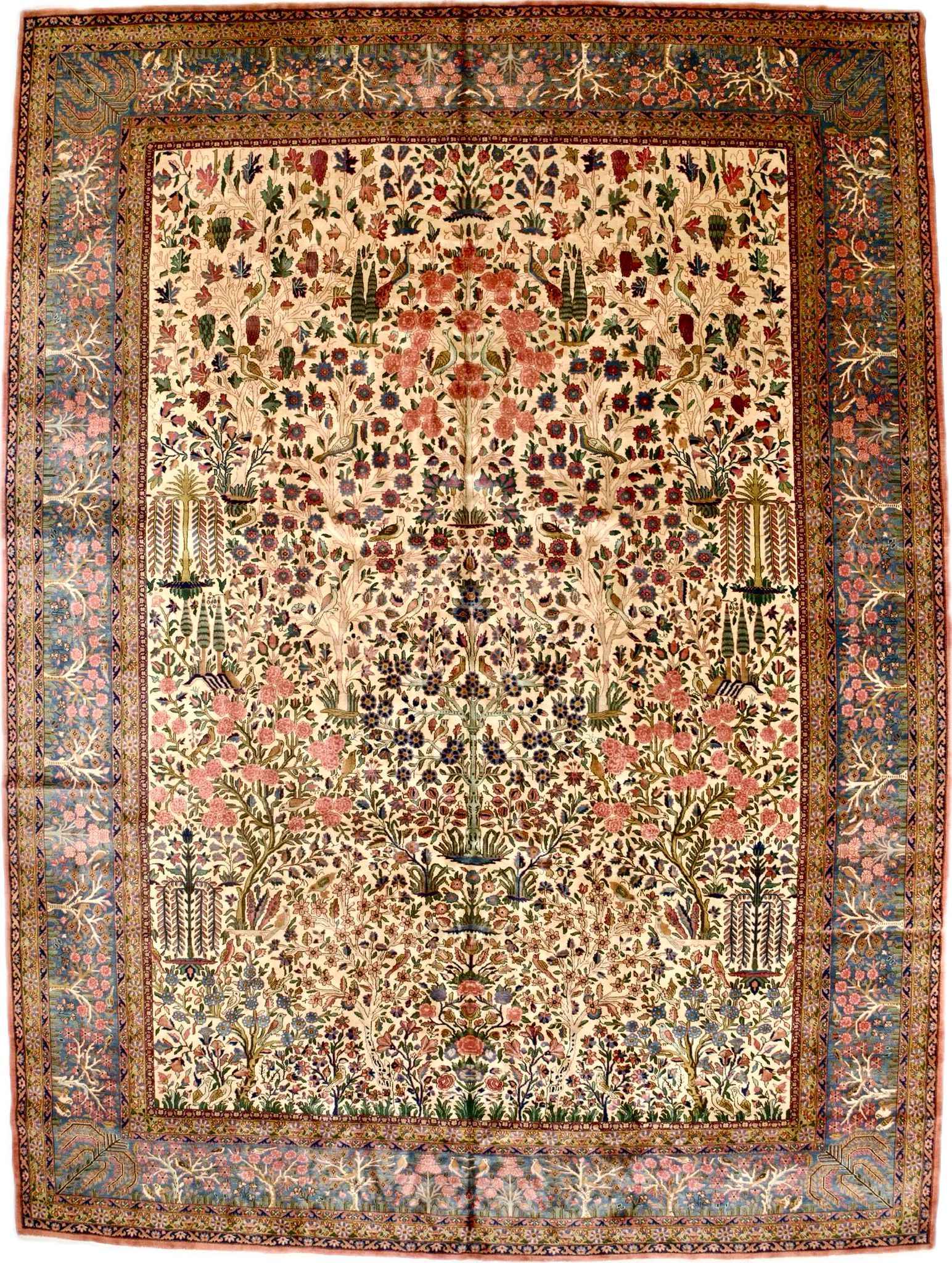 Antique Kashan Rug 11'2'' x 15'1'' – Victor Gallery