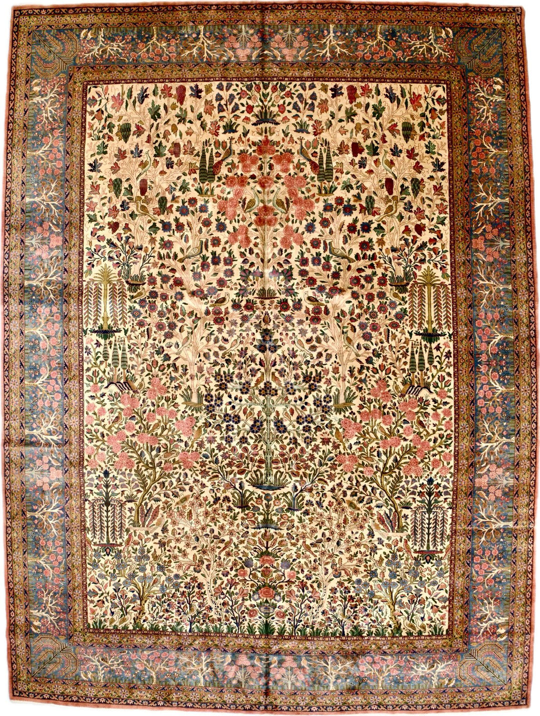Antique Kashan Rug 11'2'' x 15'1''