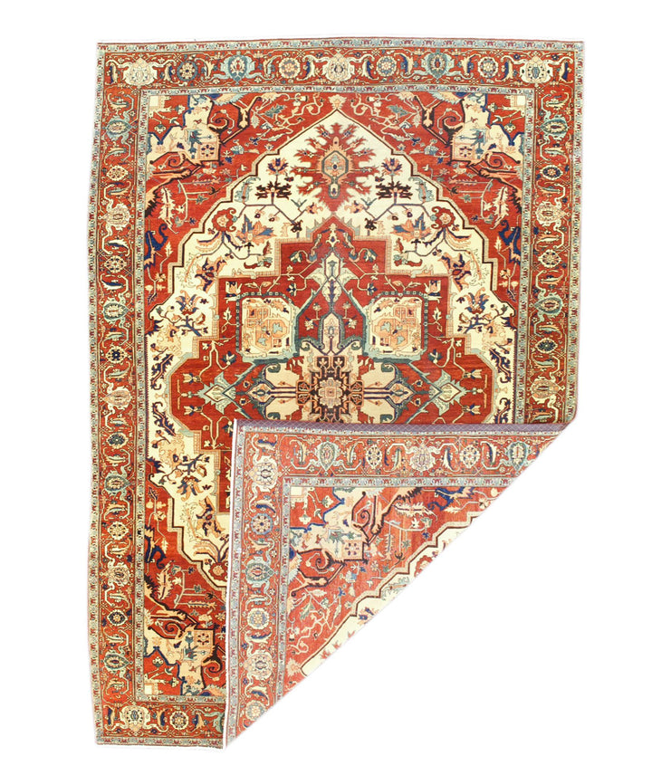 Antique Persian Serapi Rug 9'4" x 13'11"