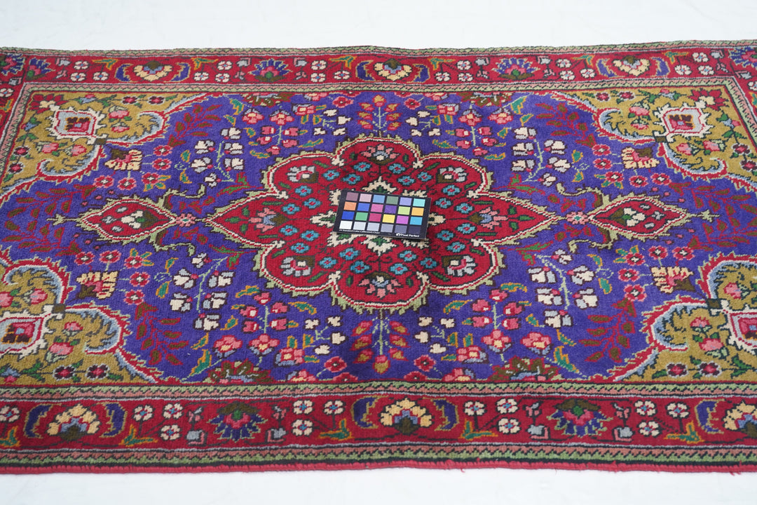 Vintage Persian Tabriz Rug 3'2'' x 5'3''