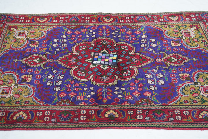 Vintage Persian Tabriz Rug 3'2'' x 5'3''