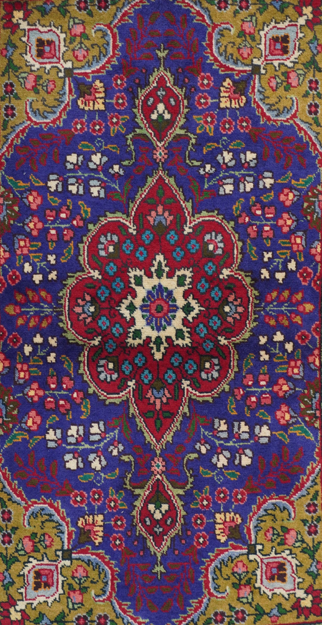 Vintage Persian Tabriz Rug 3'2'' x 5'3''