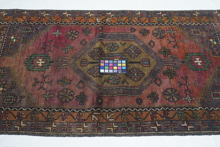 Vintage Turkish Tribal Rug 3' x 5'7''