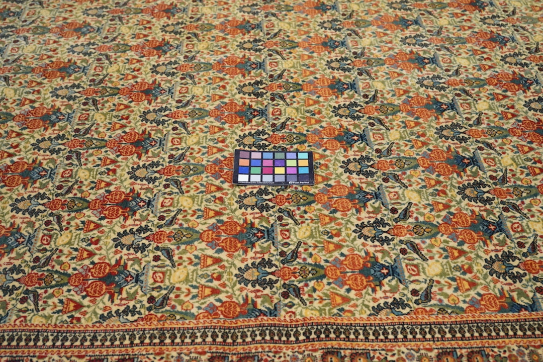 Extreamly Fine Antique Persian Tehran Rug 4'9'' x 6'8''