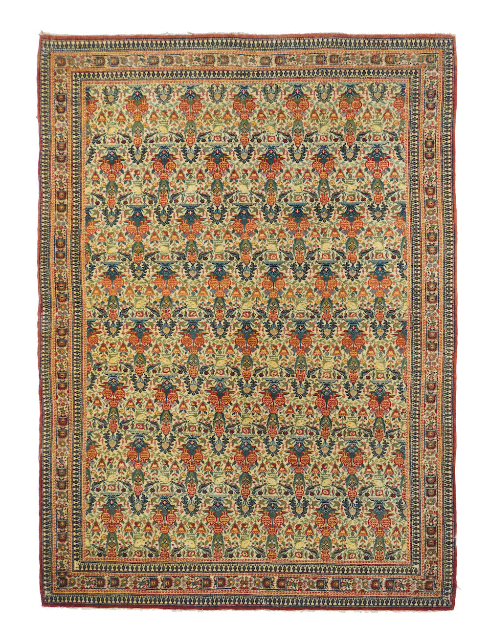 Extreamly Fine Antique Tehran Rug 4'9'' x 6'8'' – Victor Gallery