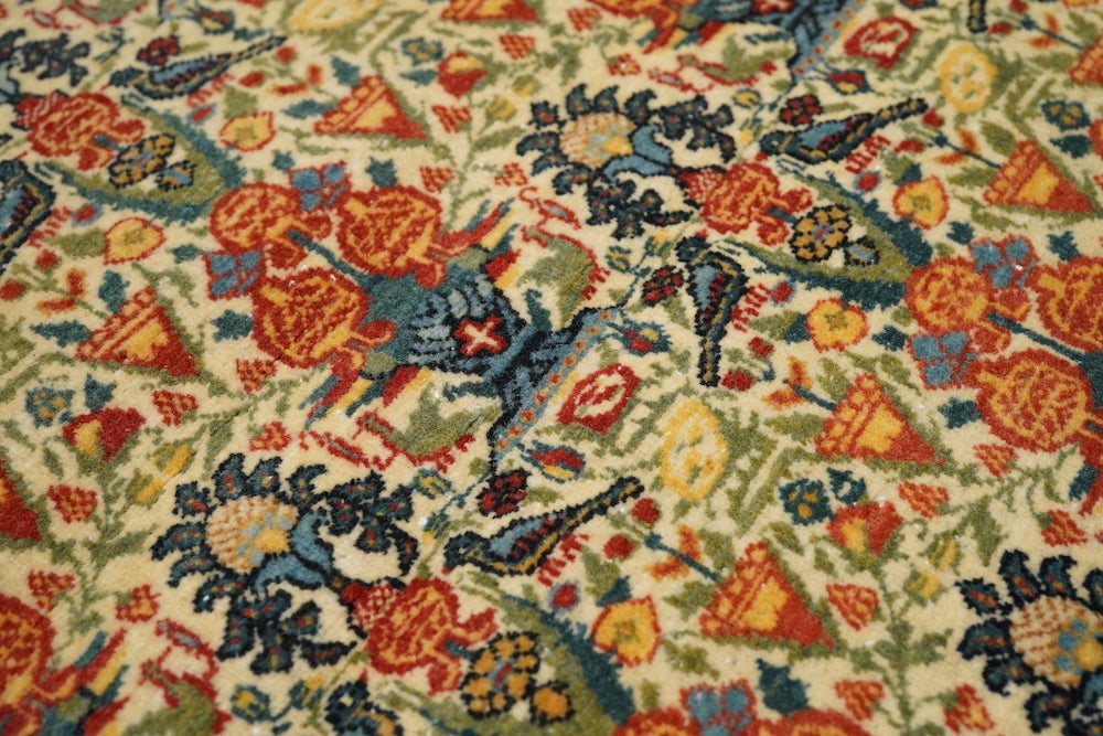 Extreamly Fine Antique Persian Tehran Rug 4'9'' x 6'8''